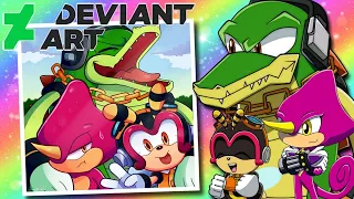 This is WHOLESOME?! - Team Chaotix Vs Deviantart