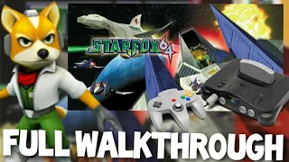 Starfox 64 Full Walkthrough Gameplay (Secret Ending) - Nintendo 64