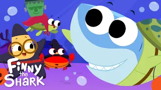 Hello My Friends | Halloween Song For Kids | Finny The Shark