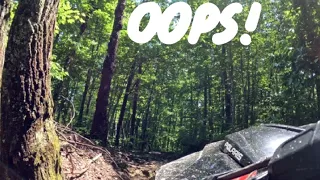 a leisurely trail ride at pickett  turned to crap in a hurry