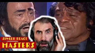Luciano Pavarotti James Brown - It's A Man's Man's Man's World  - REACTION -MATERPIECE