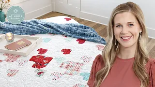 Make a "Confetti Hearts" Quilt with Misty Doan on At Home With Misty (Video Tutorial)