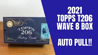 2021 Topps T206 Wave 8 Box Opening - My Biggest Pull Ever? Huge HOF Auto