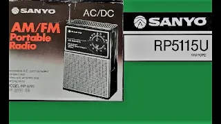 Sanyo RP 5115U Radio Rossii 999 khz Utc 17.20