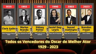 Todos os Vencedores do OSCAR de Melhor ATOR || 1929 - 2023