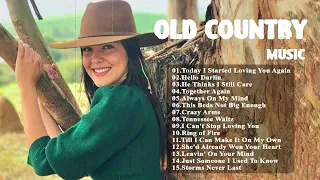 Today I Started Loving You Again -- Hello Darlin || Old Country Song's Collection | Country Music