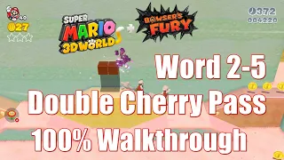 Super Mario 3D World + Bowser's Fury Switch Word 2-5 Double Cherry Pass 100% Walkthrough