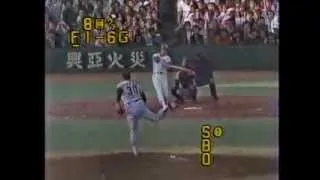 1981 江川卓 2　　日本シリーズ胴上げ投手   再Up