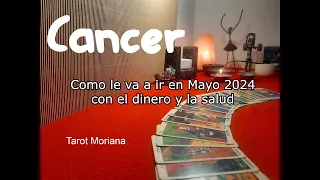 Como le va a ir a Cancer en el dinero y la salud en mayo 2024.Tirada de un solo Arcano-Tarot Moriana