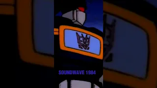 soundwave evolution (1984-2022) #transformers #soundwave #shorts