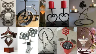 Scrap metal art and décor ideas / scrap metal decor ideas / amazing ideas from scrap metal