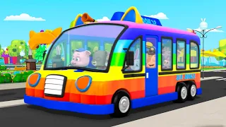 Wheels on the Bus, Fun Adventure Ride & More Nursery Rhymes for Babies