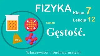 Fizyka Klasa 7 Lekcja 12: Gęstość.