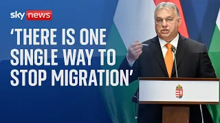 Hungarian PM Viktor Orban delivers his end of year address