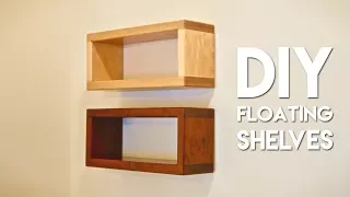 How To Build DIY Floating Shelf with Invisible Hardware