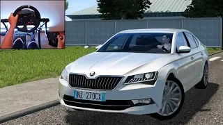 Skoda Superb B8 - City Car Driving | Logitech G29