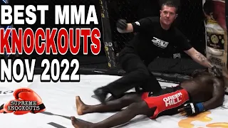 MMA's Best Knockouts of November 2022, HD  Part 1