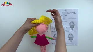 Детская игрушка своими руками! Шьём куклу из фетра