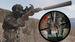 Putin's subordinate was quietly assassinated by a Ukrainian sniper at a seaport in Crimea. - ARMA 3