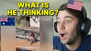 American reacts to Aussies being Idiots: Fails 2022