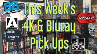 This Week's 4k & Bluray Pick Up's! | Arrow Video Oop, Scream Factory, 88FILMS, Grindhouse & More..