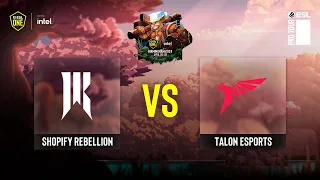 Dota2 - Shopify Rebellion vs Talon Esports - Game 1 - ESL One Birmingham 2024 - Group A