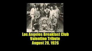 Los Angeles Breakfast Club Valentino Tribute