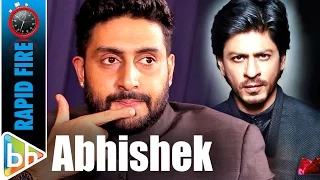 Abhishek Bachchan's SUPER-HIT Rapid Fire On Shah Rukh | Aamir | Hrithik | Akshay