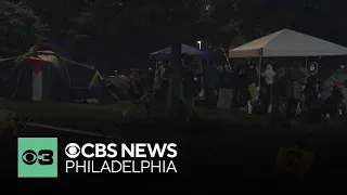 New pro-Palestinian encampment set up at Drexel University in Philadelphia