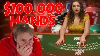 I did $100,000 Blackjack Hands and this happened...