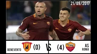 Benevento(0) vs (4)As Roma (21/9/2017) - All Goals and Highlights HD