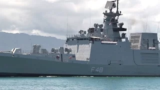 Indian Navy Frigate INS Satpura Departs Pearl Harbor For RIMPAC 2016