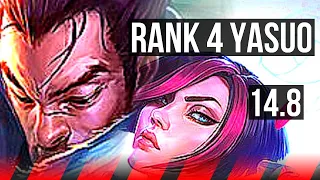 YASUO vs FIORA (TOP) | Rank 4 Yasuo, 8/3/7 | TR Challenger | 14.8