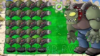 999 Doom Gatling Pea vs Dr.Zomboss vs All Zombies PvZ in Plants vs Zombies
