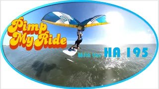 I Try the HA195 with the Armstrong High Aspect Series Front Foils & the FG Wing SUP 5.25 75L Board