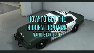 How to Get the Hidden Police Lightbar in GTA Online (Stanier LE)