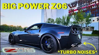 I Built a CUSTOM EXHAUST for my 1200Hp Twin Turbo Corvette Z06!! *IT'S LOUD*