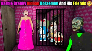 Barbie Granny Kidnap Doraemon And His Friends 🥺 | Barbie Granny Sewer Escape Doraemon & His Friends