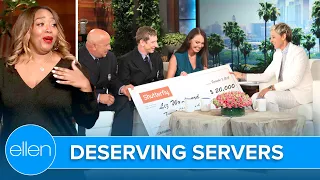 Best 'Deserving Servers' Surprises on 'Ellen'