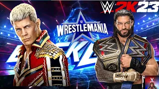 WWE 2K23 Unverse Mode Part 6 WrestleMaina Backlash