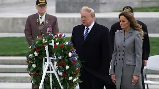 President Trump joins World War II veterans at VE Day ceremony