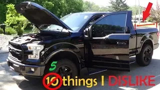 5 things I dislike about MY F-150