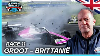 EEN NIEUWE HELD IN DE REGEN!🏆 | Race #11 2023: Groot - Brittannië | ZappEsport F1 Kampioenschap