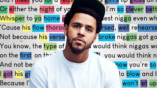 J. Cole - Bring Em In | Rhymes Highlighted