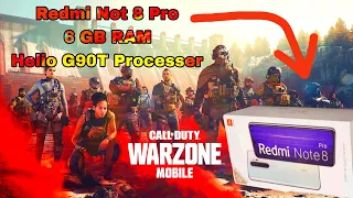 Warzone Mobile Gameplay | Redmi Not 8 Pro Run |High Graphics and Low Graphics Gameplay