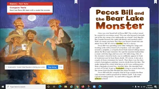 Pecos Bill and the Bear Lake Monster