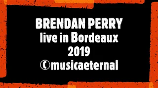 BRENDAN PERRY Bordeaux Krakatoa 2019