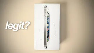 was the "sealed" iPhone 5 actually legit?