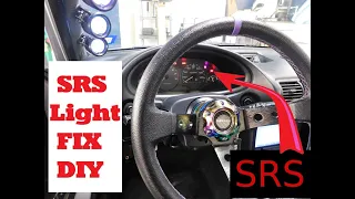 SRS/air bag light reset and cleaning the car
