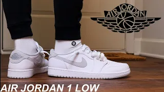 REVIEW AND ON FEET OF THE AIR JORDAN 1 LOW OG “NEUTRAL GREY” THESE ARE ABSOLUTE BUTTER!